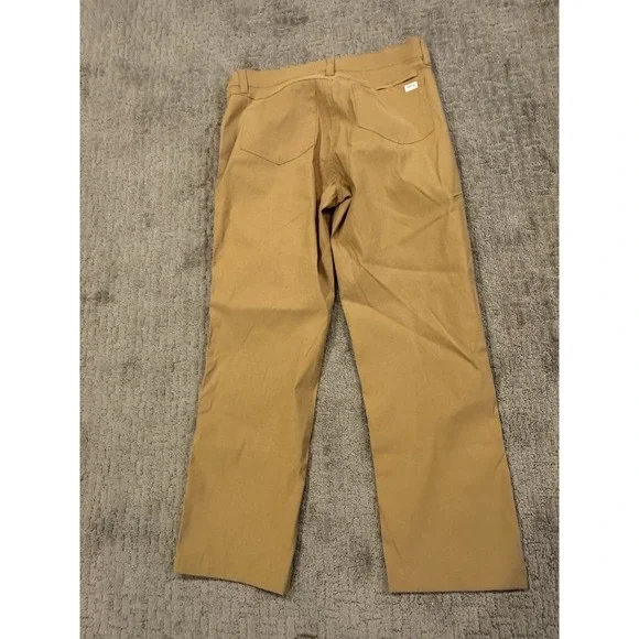Orvis Pants Tech Pant New 32 X 29 Tan Water Resistant Stretch Fabric (S1) - Picture 3 of 6